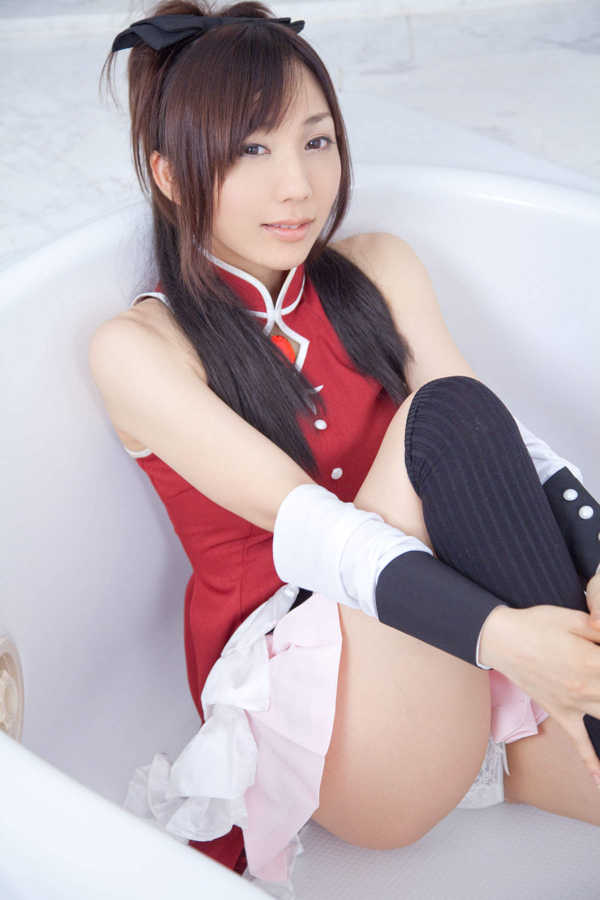 (C80) (コスプレ)   Sayaka and Kyoko  CosPlay制服诱惑套图